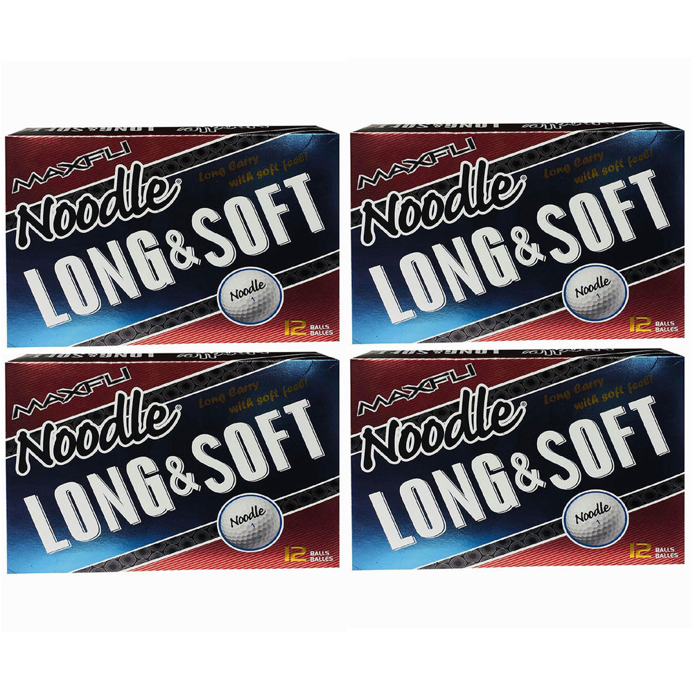 48PC Maxfli Noodle Long Carry & Soft Feels Dimple Pattern Balls Golf