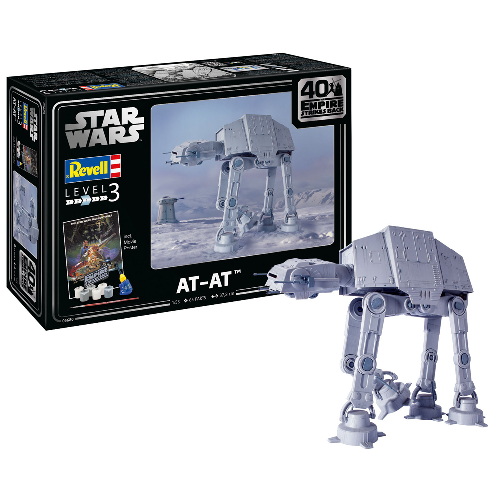 Revell Star Wars 153 ATAT The Empire Strikes Back Model Kit 10y+ Online KG Electronic