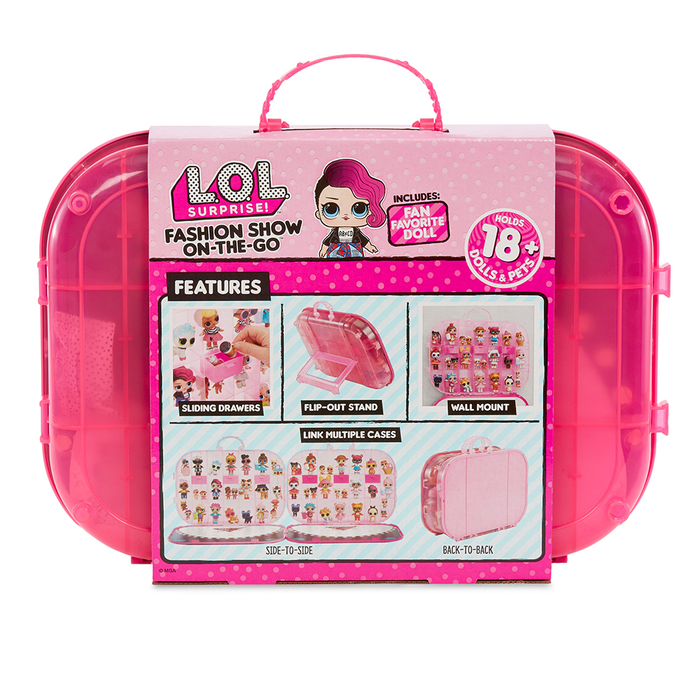 LOL Surprise Fashion Show On The Go Doll Carrying Case/Storage/Display