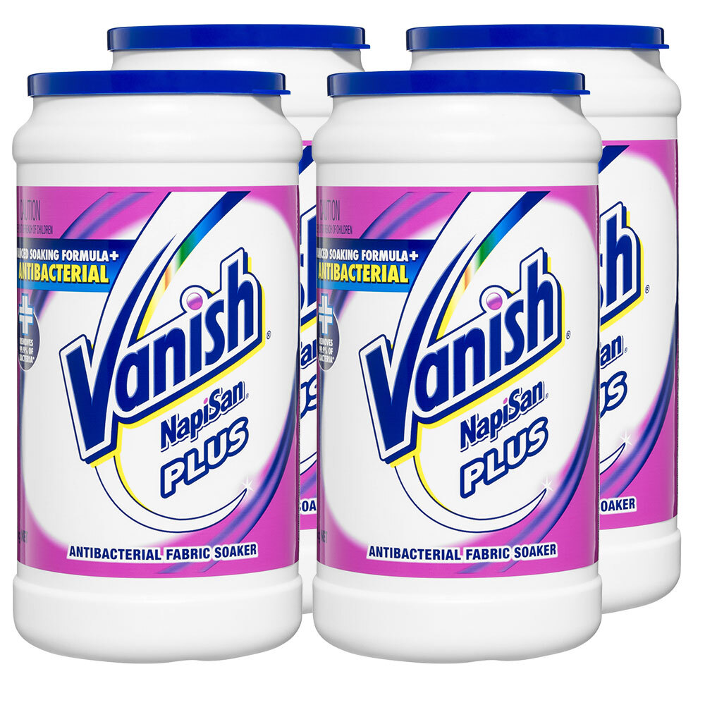 Vanish 4kg NapiSan Plus PreSoak/Wash/Destainer Fabric/Laundry/Clothes