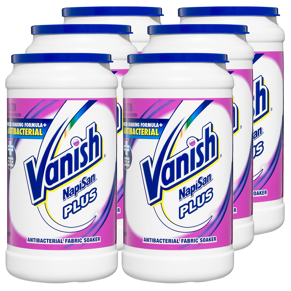 Vanish 6kg NapiSan Plus PreSoak/Wash/Destainer Fabric/Laundry/Clothes