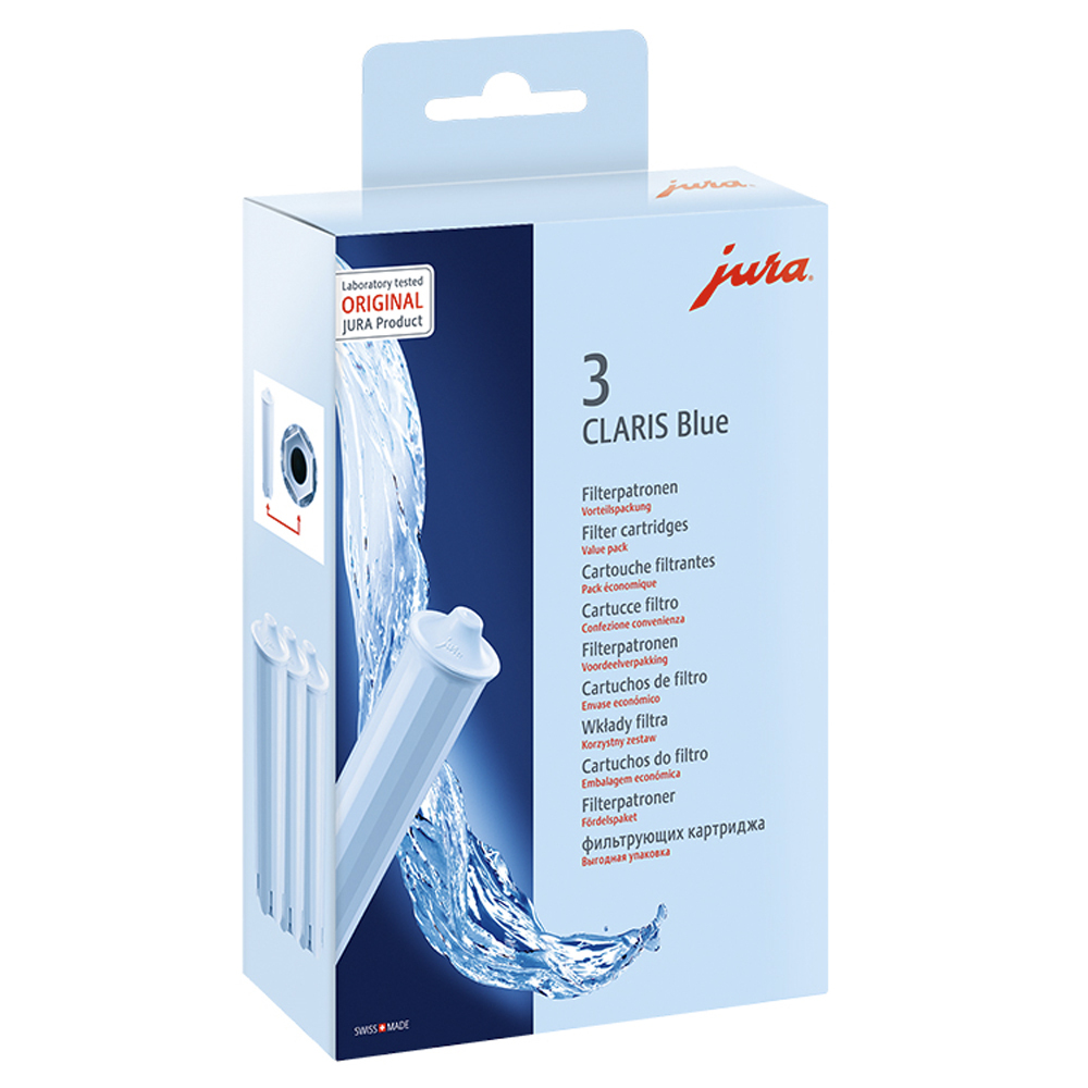 3pc Jura Claris Blue Water Filter Cartridge For Coffee Machines - Online