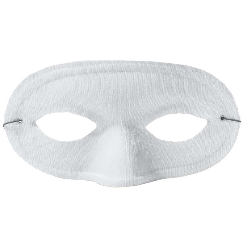 Phantom of the Opera Domino Satin Mask Adult Unisex Costume - White ...