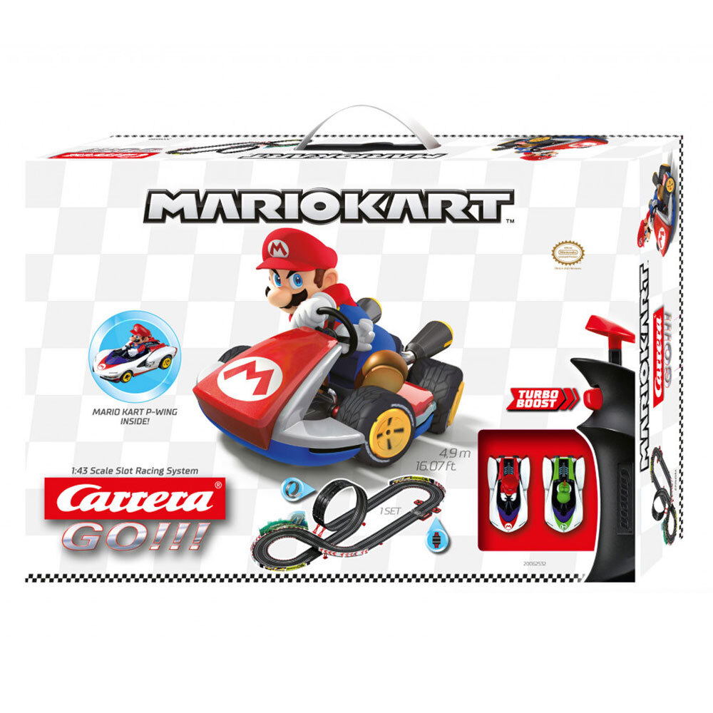 Mario Kart Carrera Pull & Speed 1/43 Scale Slot Car Twin Pack Set