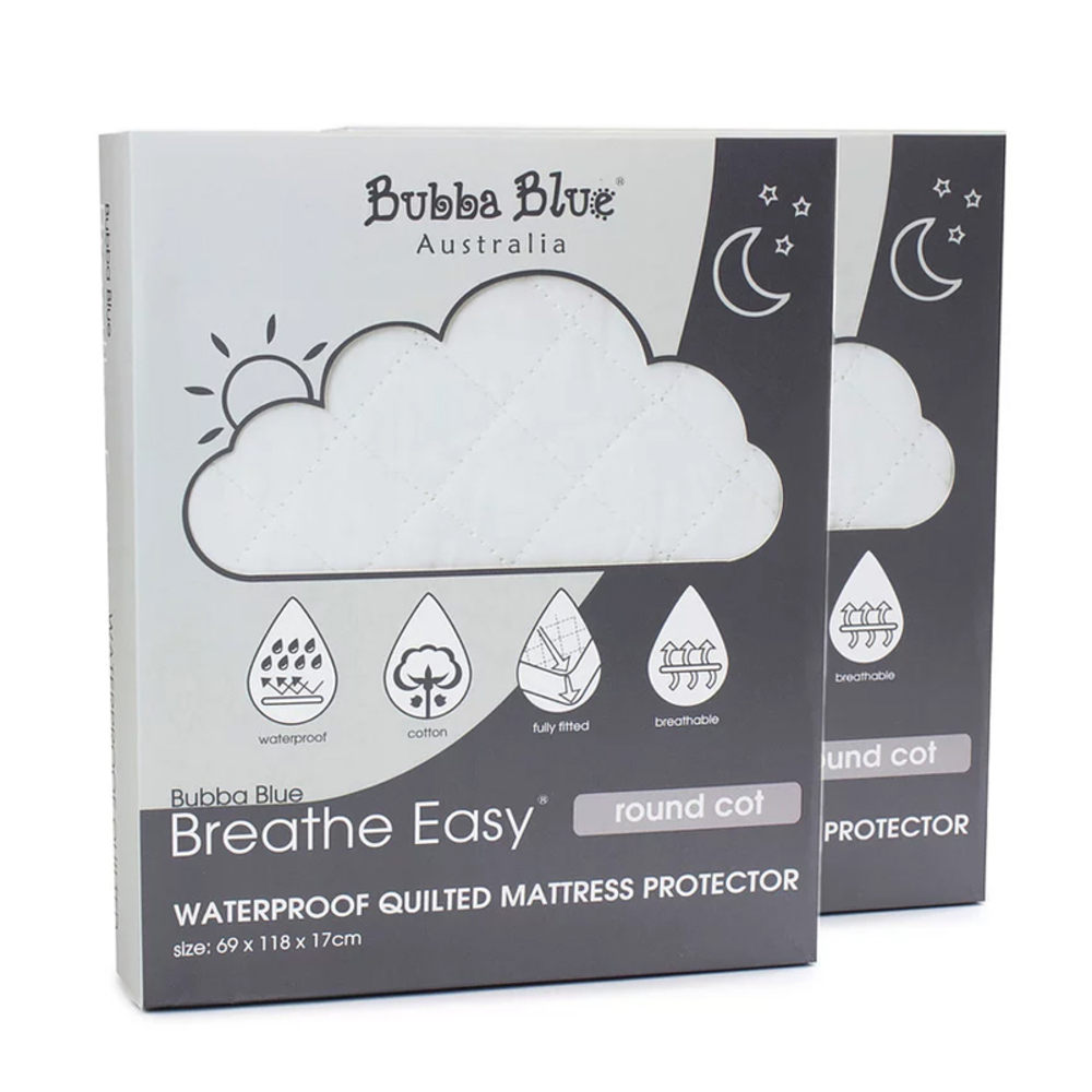 bubba blue cot mattress protector
