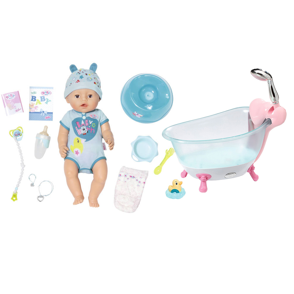 baby born doll bath and shower