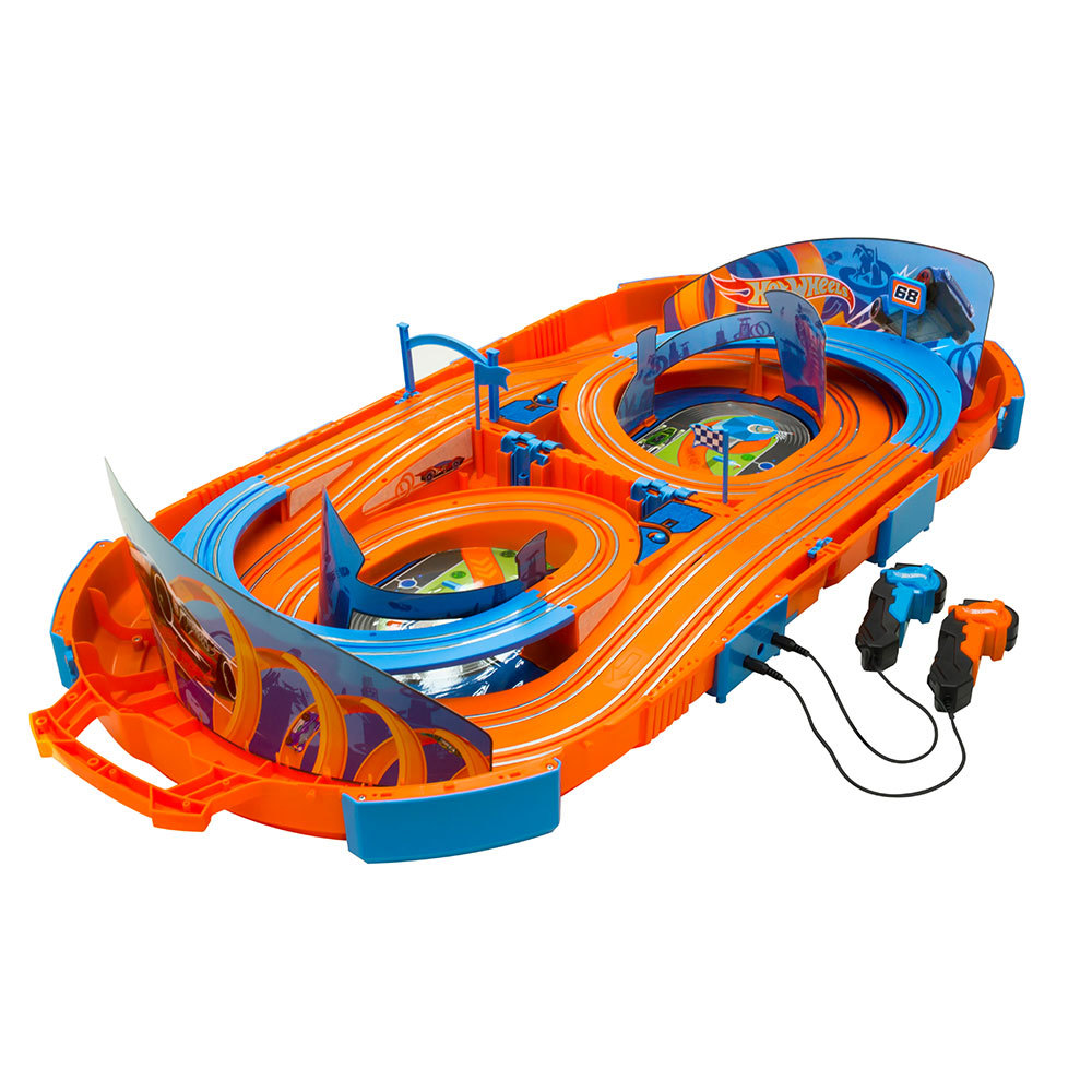 Hotwheels Carrying Case with Racing Ramp holds 20 cars Intel hot Wheels  Intek