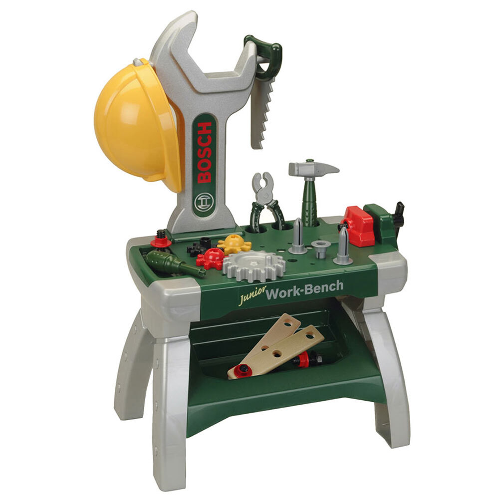 Klein Bosch 71cm Workbench Junior Mini Work Tools Set 
