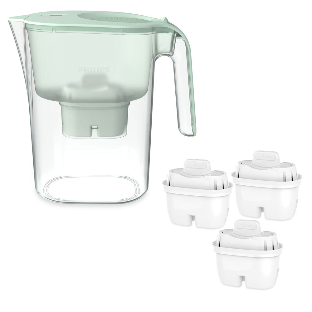 Philips Water Jug with Filter 4L Green