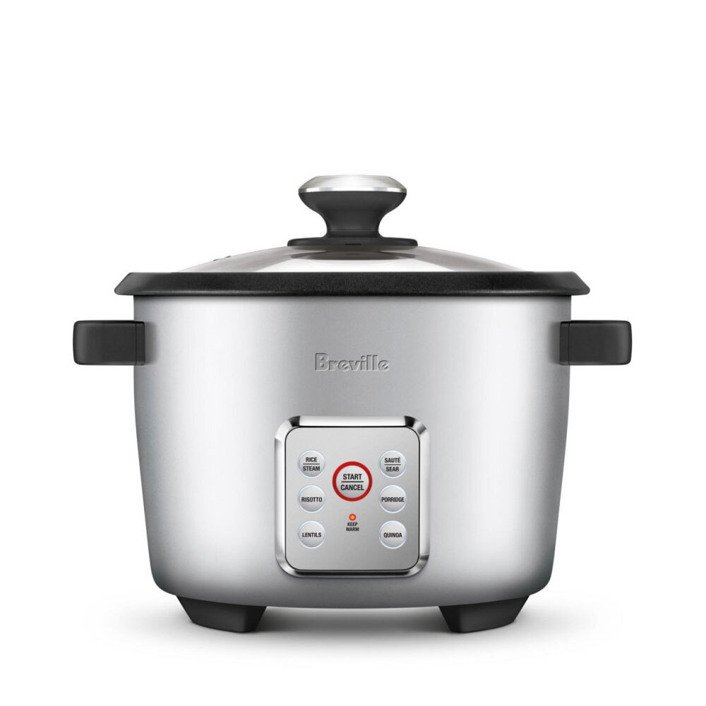 Breville Multi Grain Electric 10 Cup 760W Rice/Lentil Cooker w/Steaming