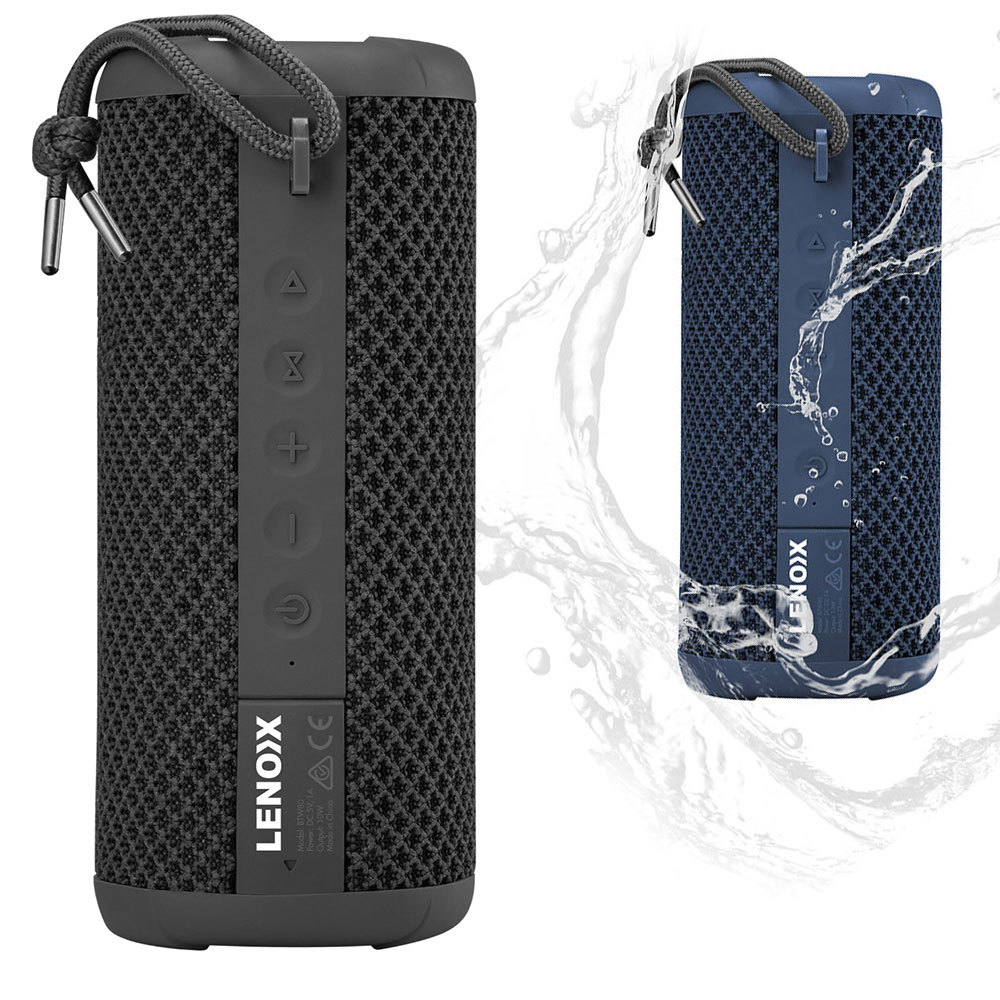 lenoxx ipx7 waterproof bluetooth speaker