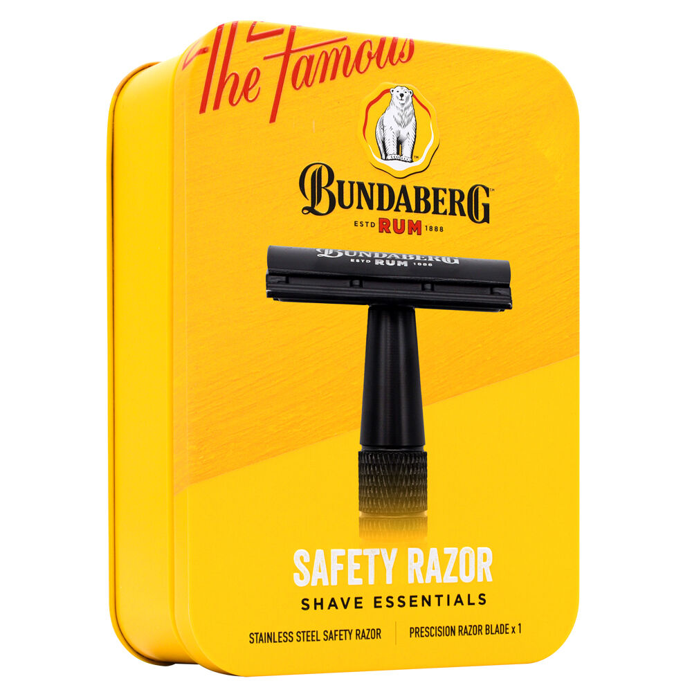 Bundaberg Rum Safety Razor In a Tin Mens Shaving Essential - Online ...