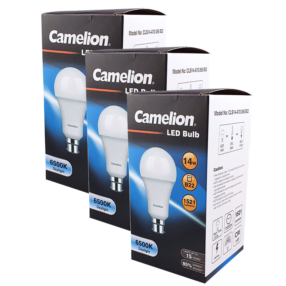 3PK Camelion Led Globe 14W 240V Cool 6500K Online KG
