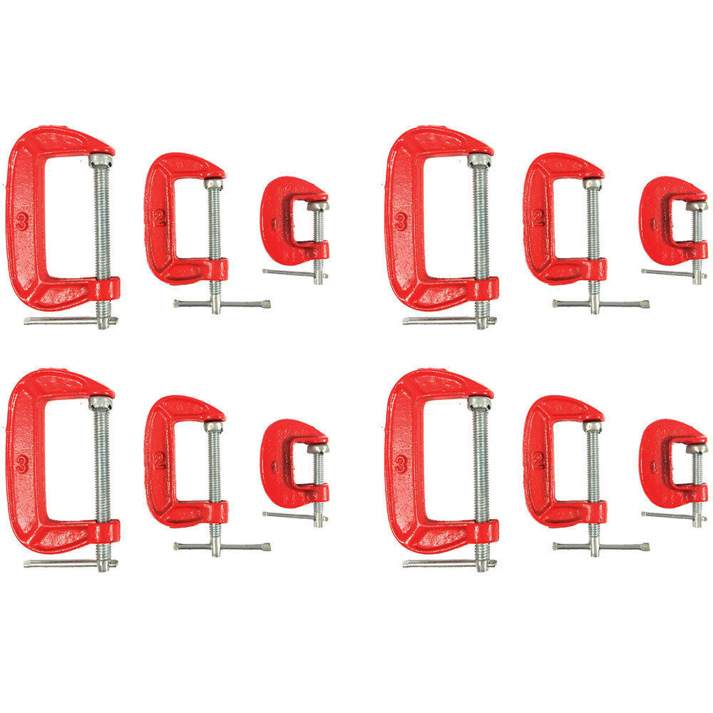 3pc C Clamp Set 25/50/70mm 4 Pack Online KG Electronic