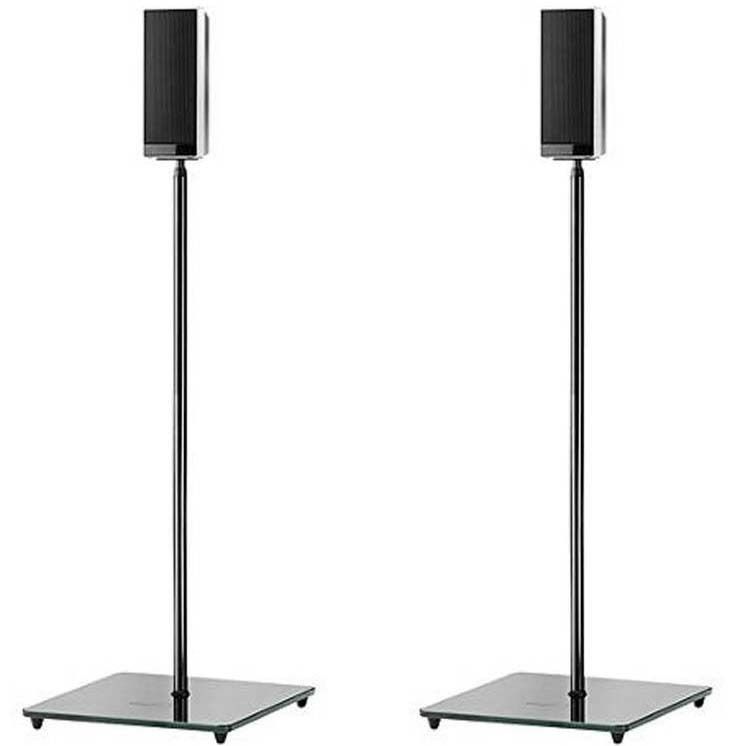 Omni Mount EL0 2x Floor Adjustable Speaker Stand Holder for Satellite
