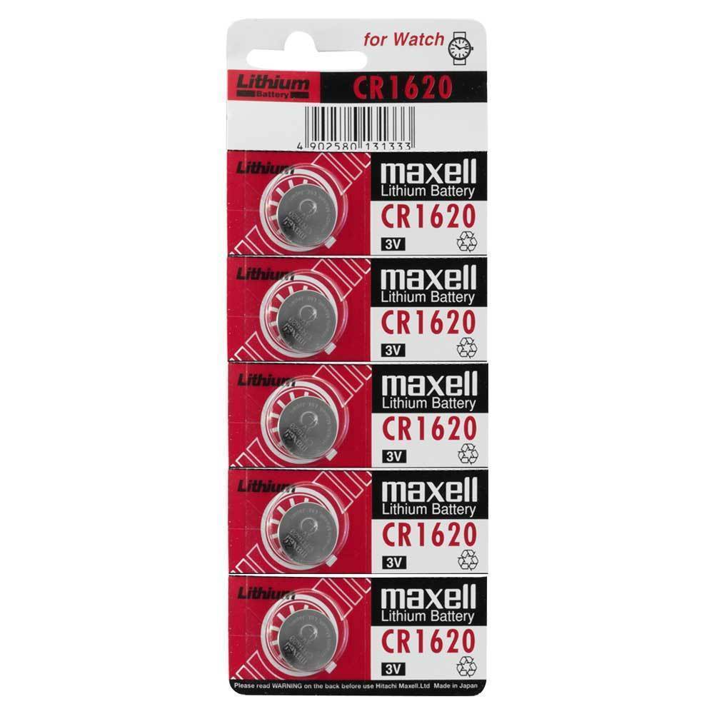 5pk New Maxell CR1620 3V 80mah Lithium Battery Online KG Electronic