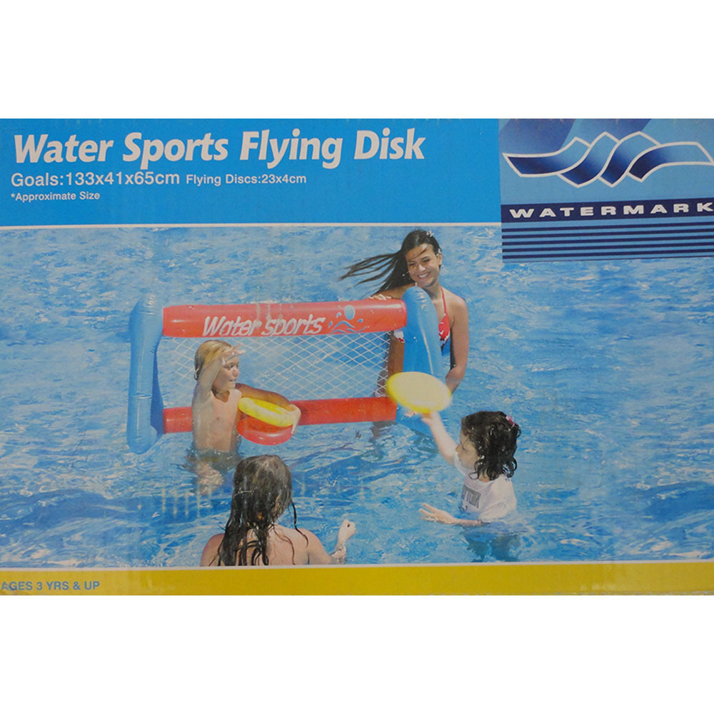 Water Sports Floating Goal/Inflatable Frisbee/Disc Pool Fun Game For