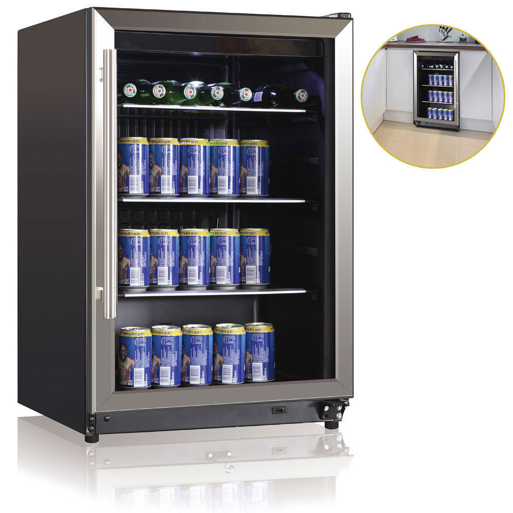 Dimplex DBC138 130L 85cm Bar Fridge Beverage Centre/Reversible Glass