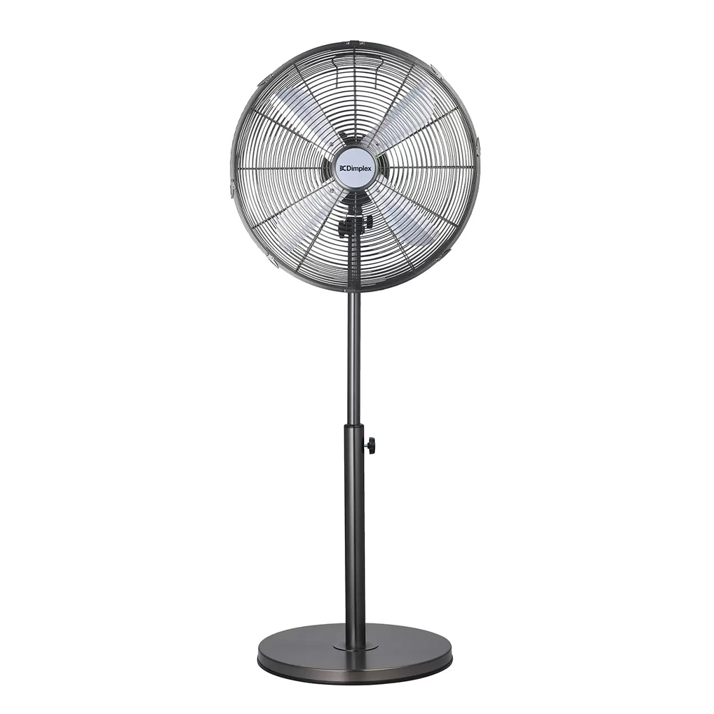 Dimplex 40cm High Velocity Oscillating Pedestal Fan Gunmetal Online