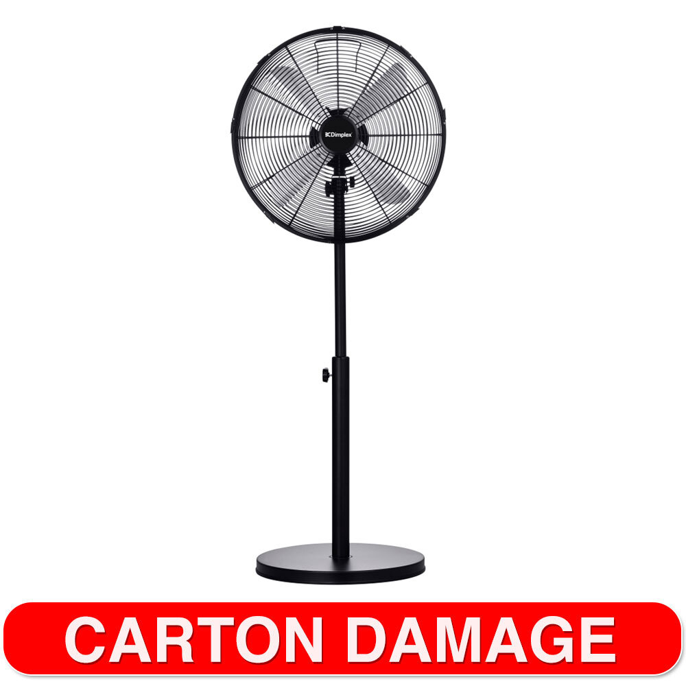 Dimplex 40cm High Velocity Pedestal Fan Matte Black Online KG
