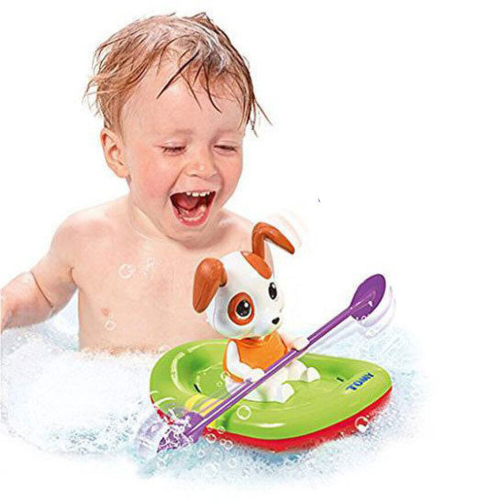 Tomy E72424 Paddling Puppy Floating Boat Swim Water Bath Time/Pool/Wind