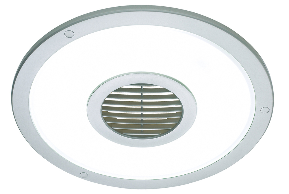 Details About Heller Silver Round 250mm Ceiling Light Exhaust Fan Air Flow Bathroom Laundry