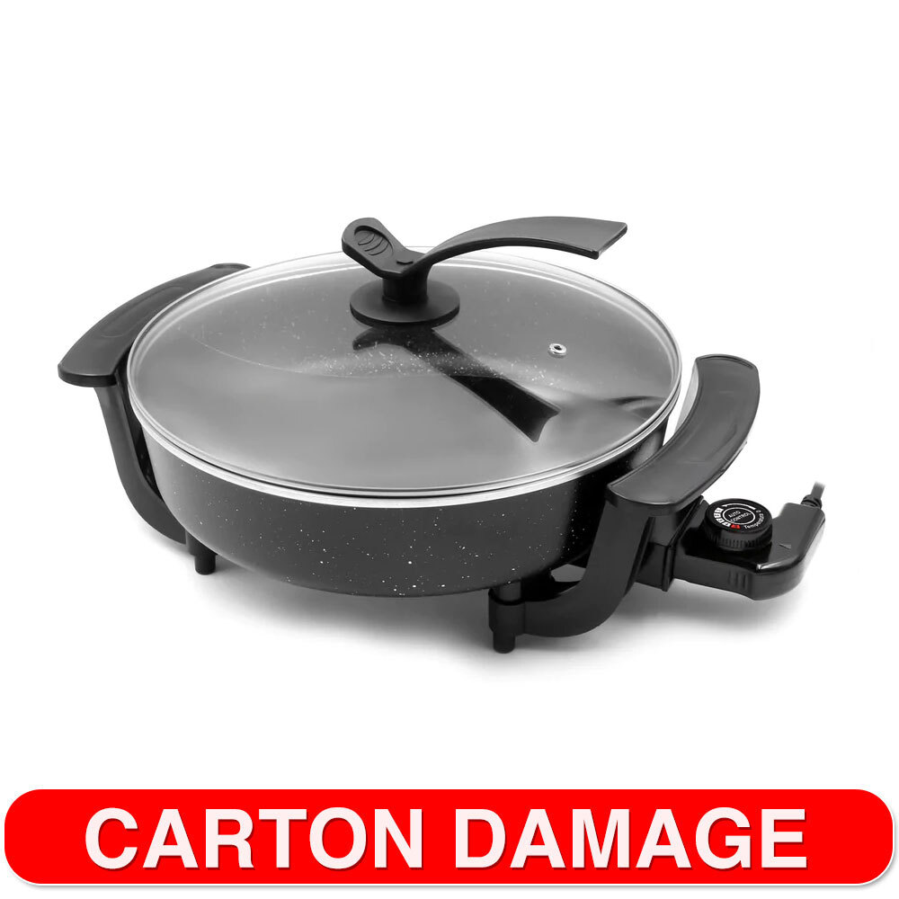 Healthy Choice 1500W Electric Non Stick Fry Pan w/ Divider Online