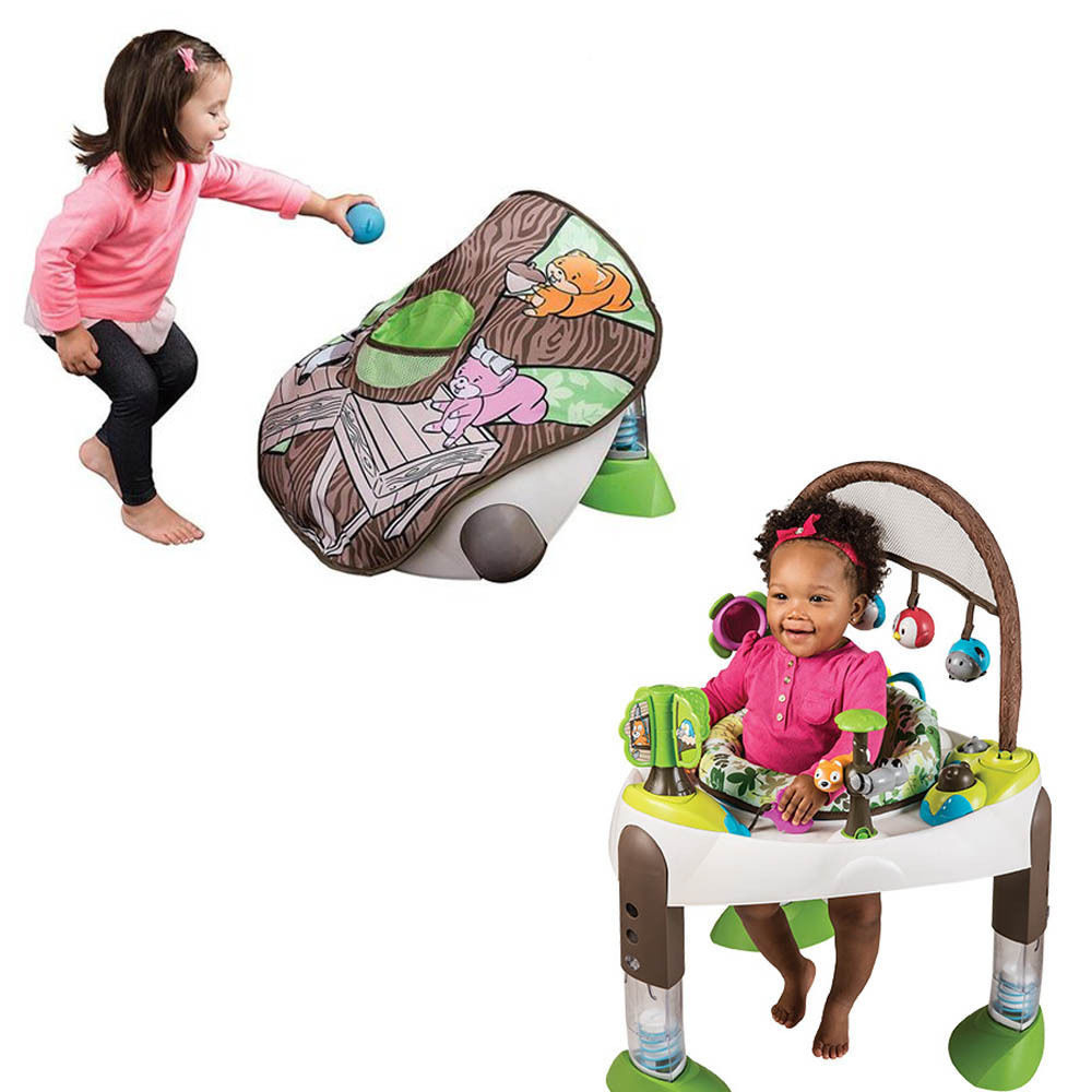 Evenflo Exersaucer Fast Fold Go Travel Baby Child Activity Gym Toy