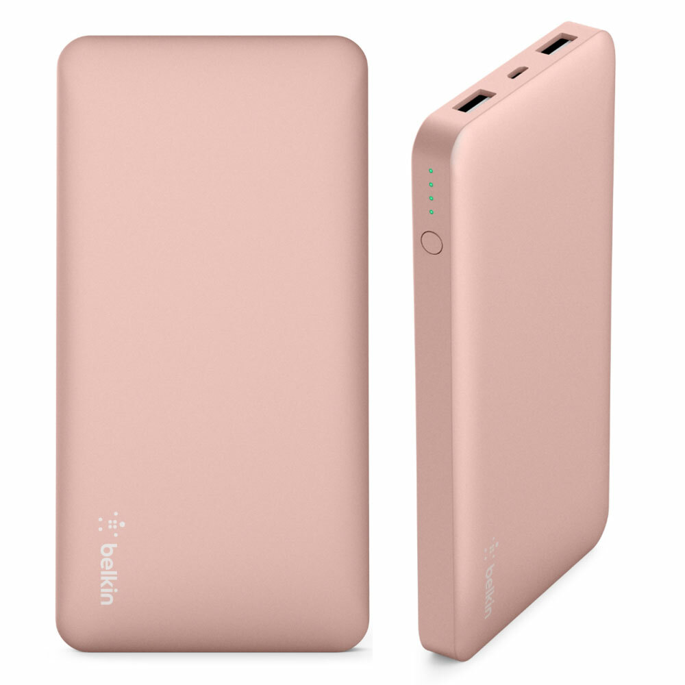 Belkin Pocket Power Bank 10000mAh w/ Micro USB Rose Gold Online KG