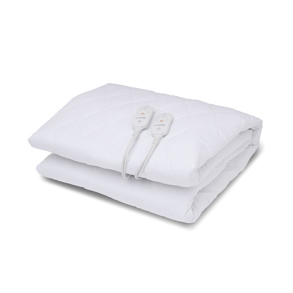 Goldair Platinum Queen Antibacterial Electric Blanket White Online