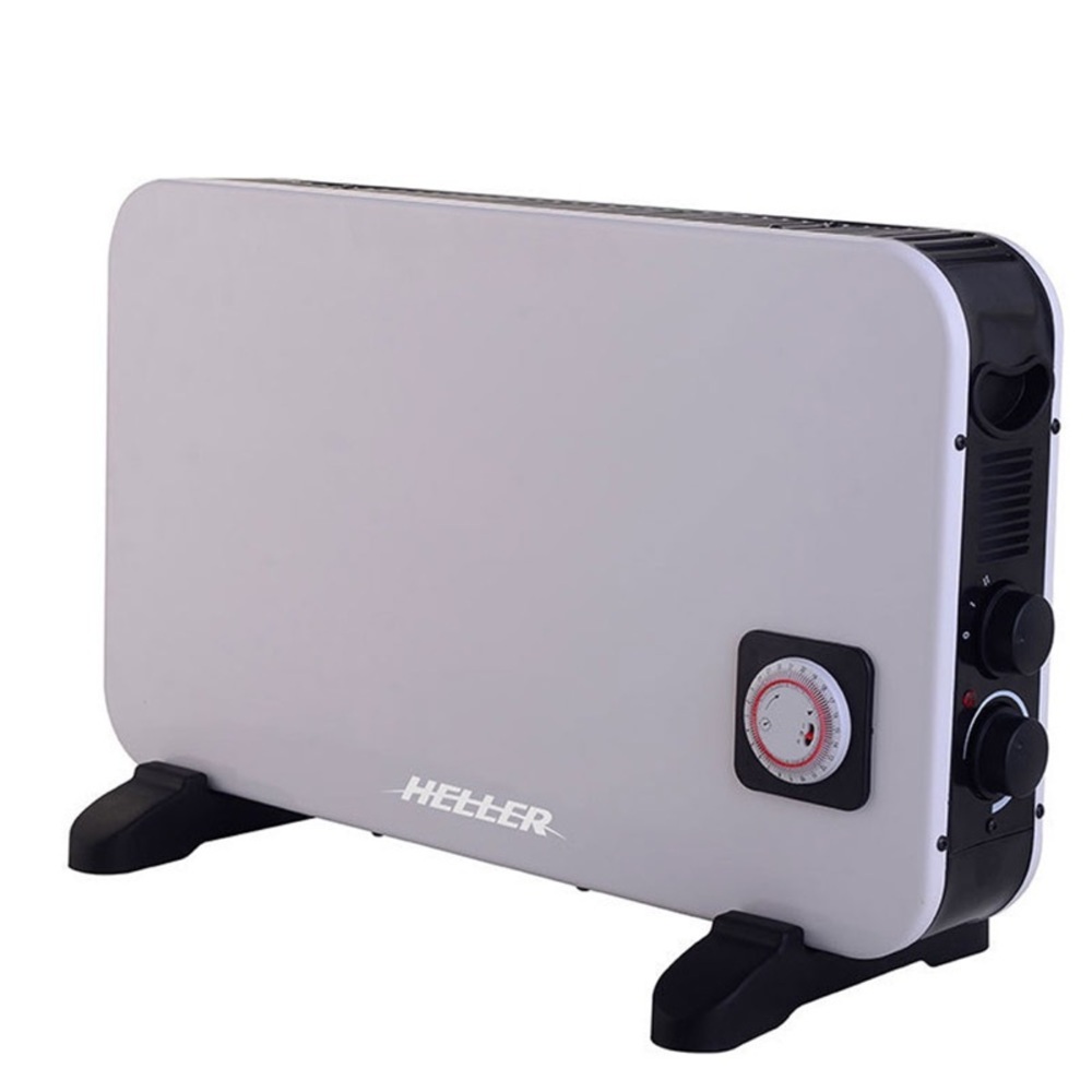 Heller 2000W Electric Panel Convection Heater/Timer/2 ...