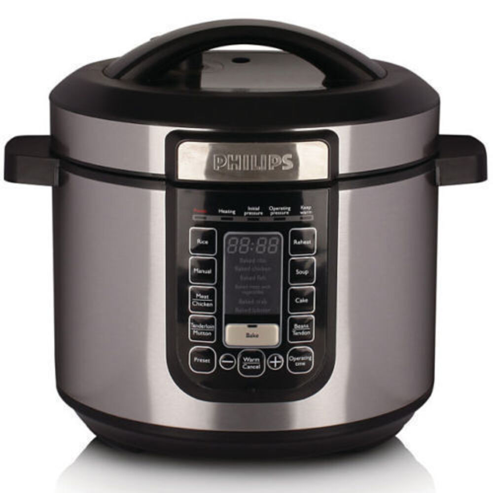 Philips HD2137 6L Electric Digital Automatic Nonstick Fast/Slow