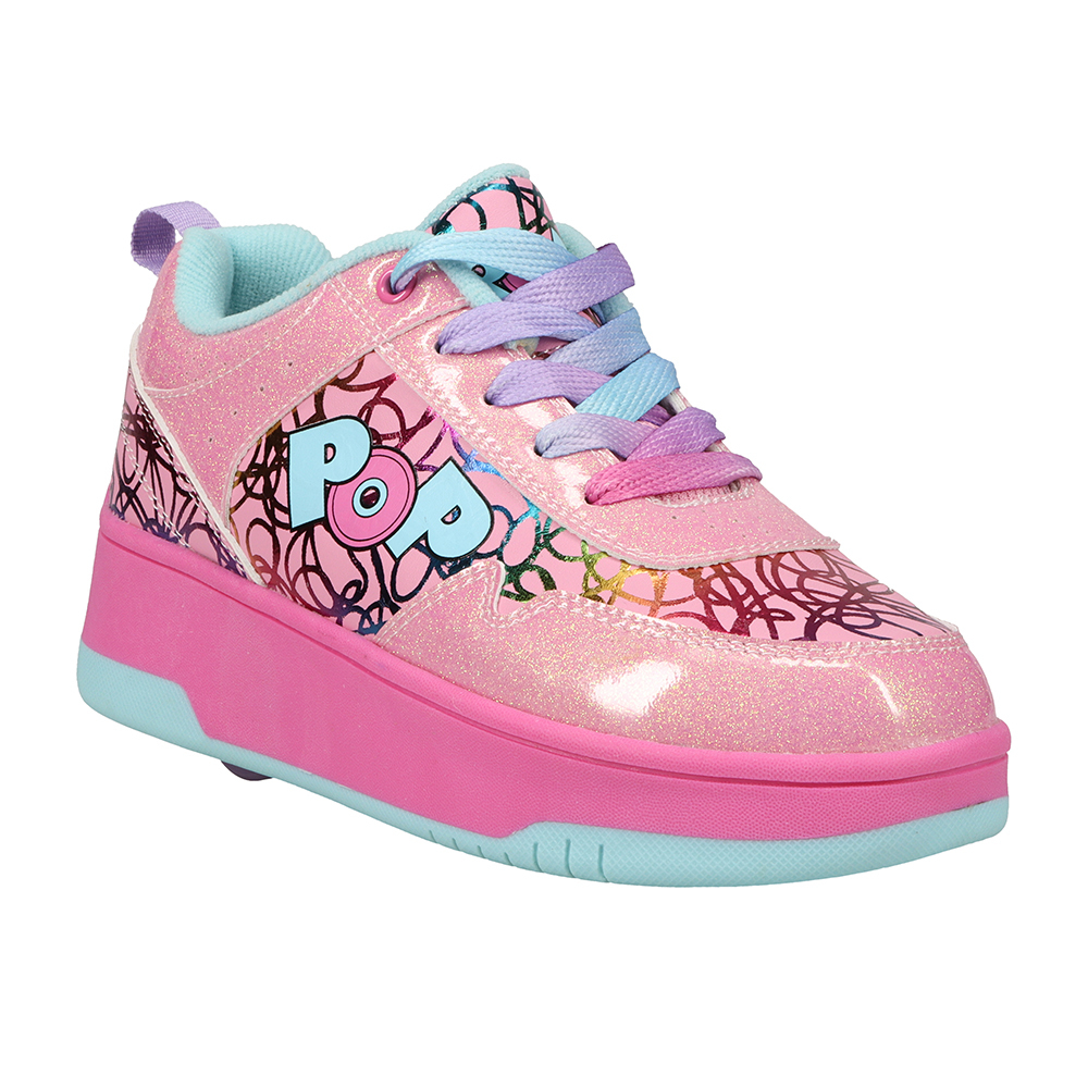Heelys Pop Strive Girls Kids/Youth Size 4 US Wheel Shoes Pink