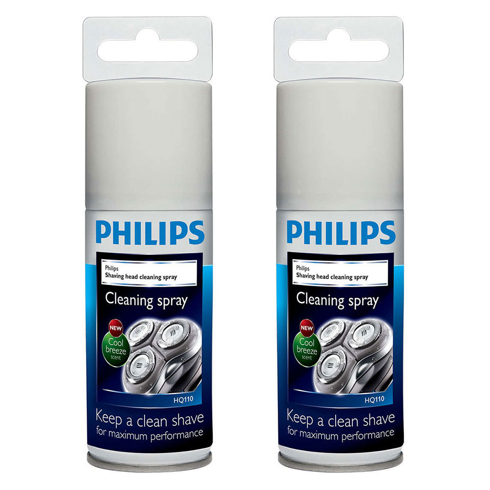 2PC Philips HQ110 Shaving Head Cleaning Spray Lubricant for Philips