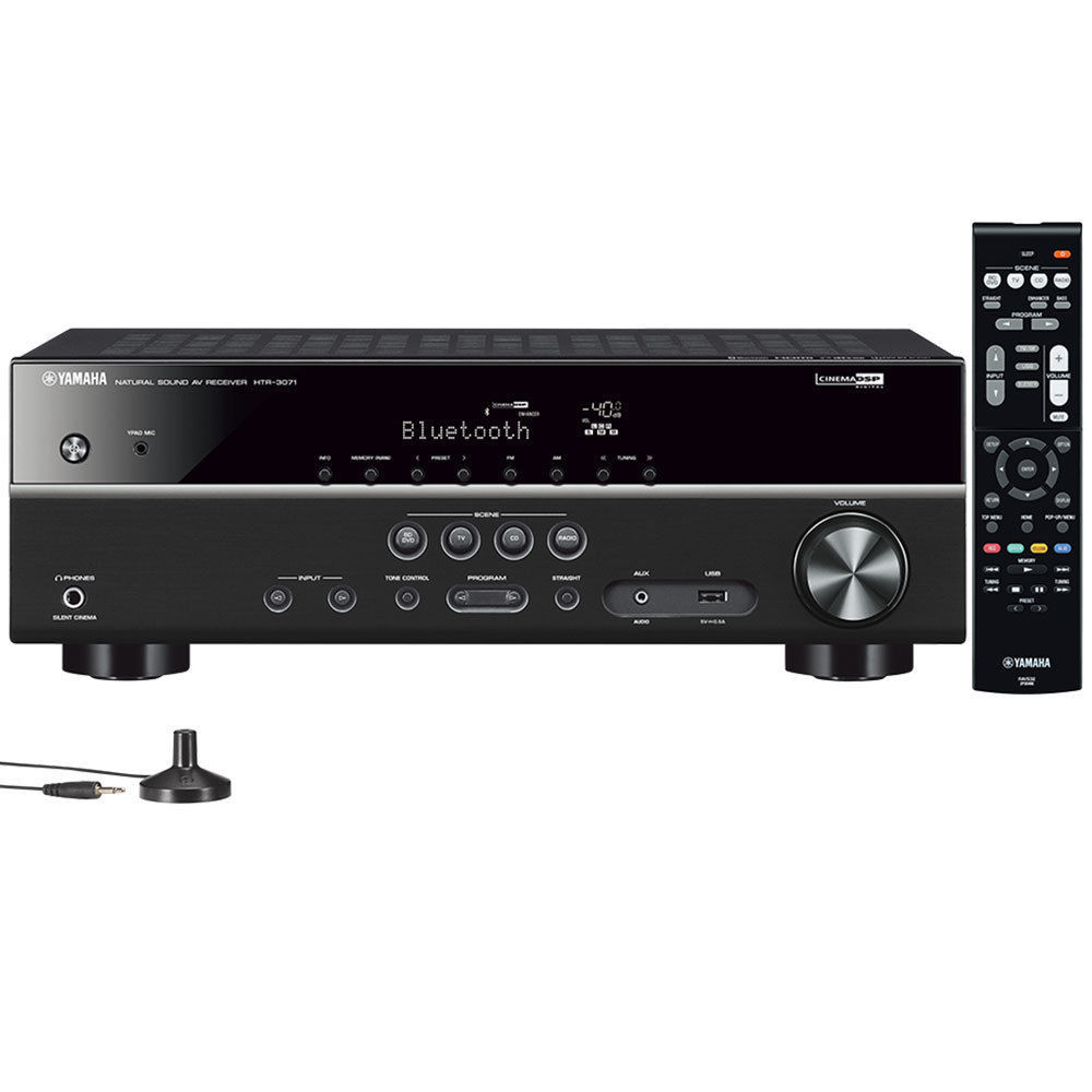 Yamaha HTR3071/RXV383 5.1ch 100W Bluetooth AV Receiver 4K PASS/HDMI