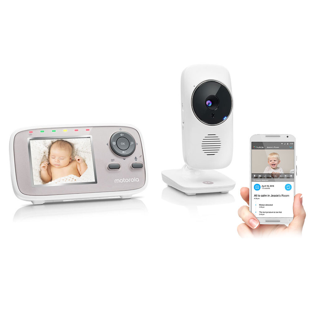 motorola 2.8 video baby monitor with 2 cameras