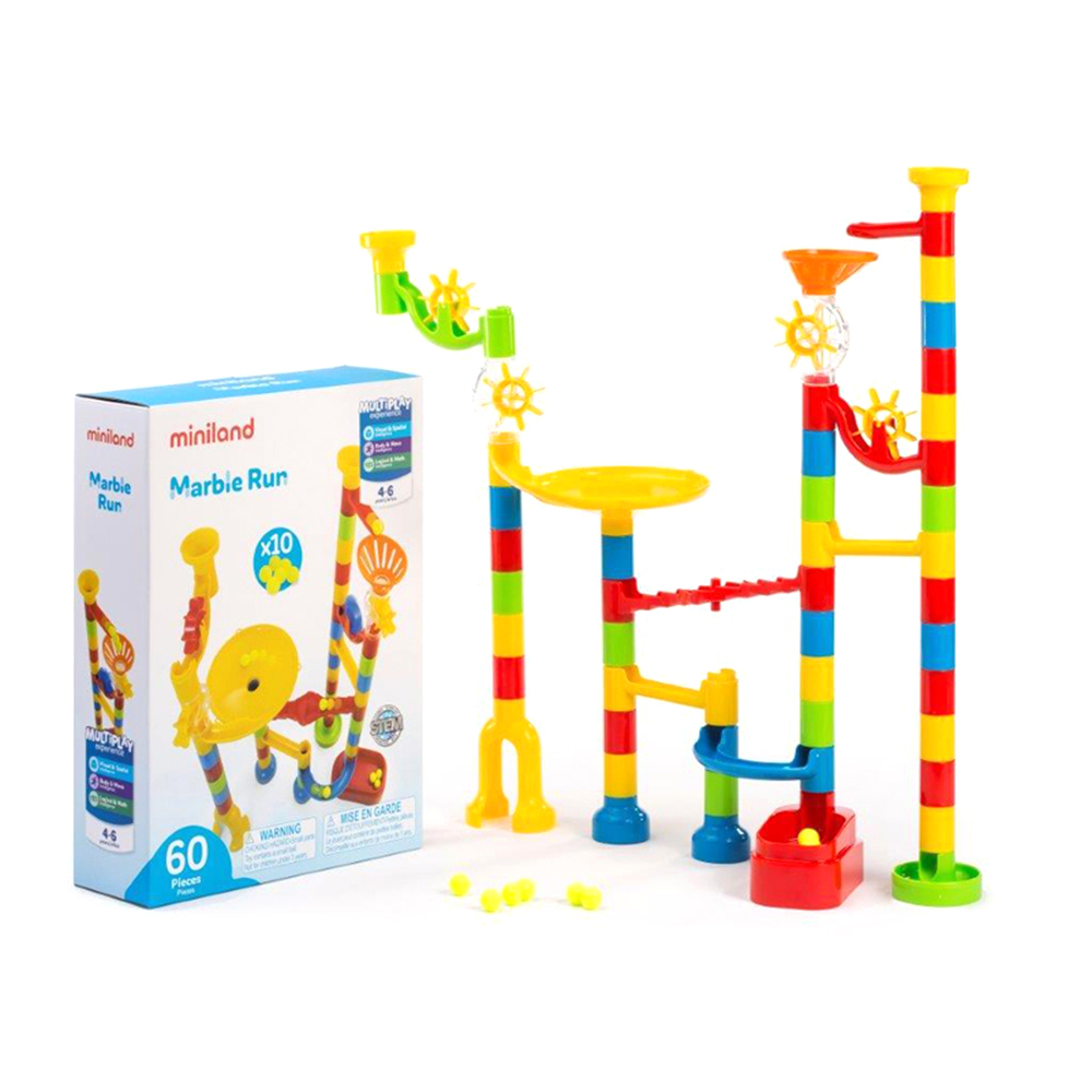 60pc Miniland Marbulous Building Toy Kids/Children 4-6y - Online | KG ...