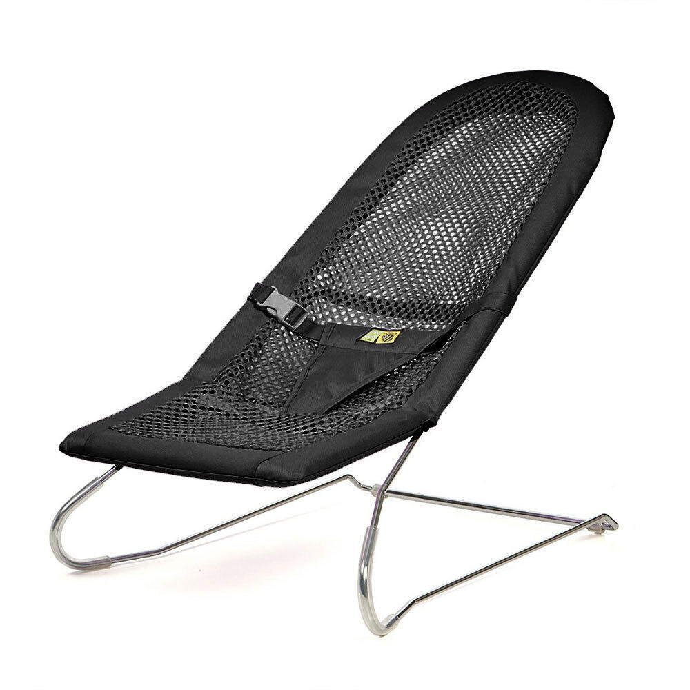 black baby bouncer chair