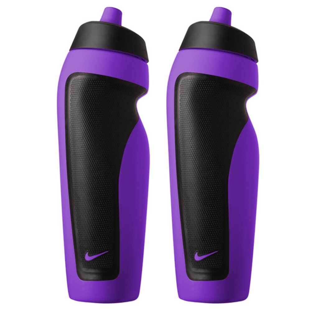 2x Nike 600ml Water Bottle Training 