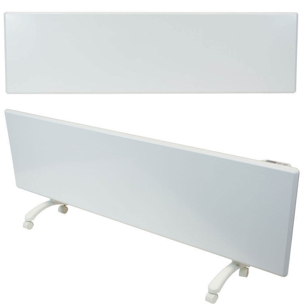 Nobo Oslo 2400W Electric Panel Heater Thermostat/7 Day Timer Wall Mount