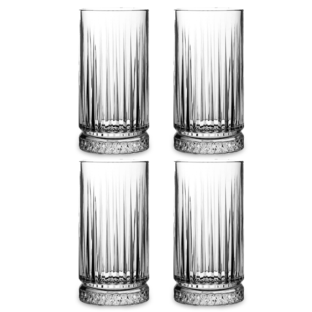 4pc Pasabahce Elysia Long Drink Cocktail Glasses 445ml - Online