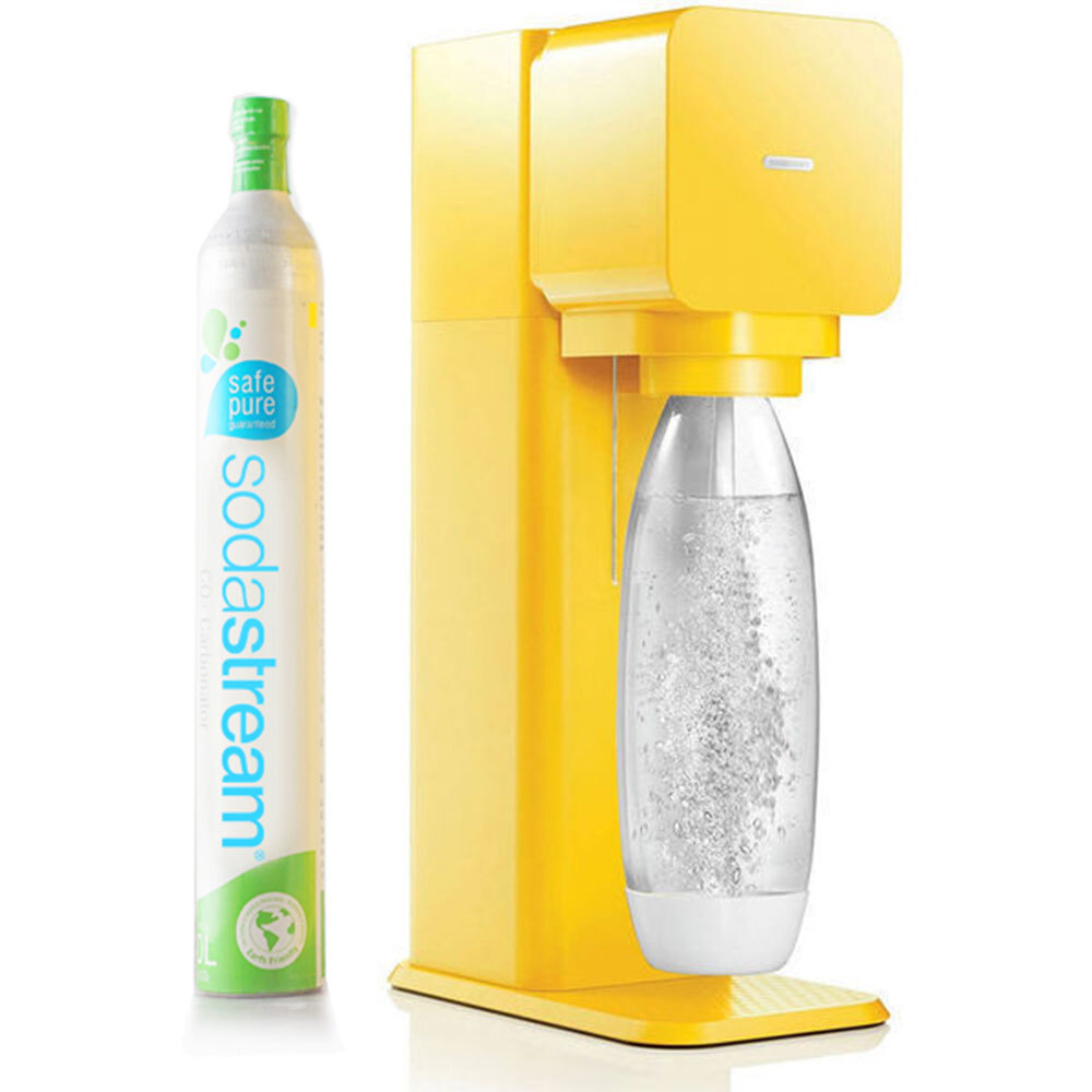 Soda Stream Play Yellow Home Soft Fizzy Bubble Sparkling Drinks Maker