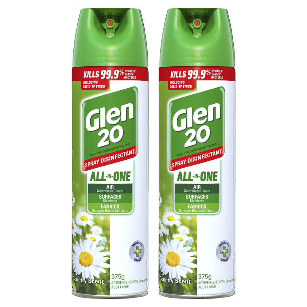 2PK Glen 20 AllInOne 375g Air Spray Disinfectant Deodoriser Online