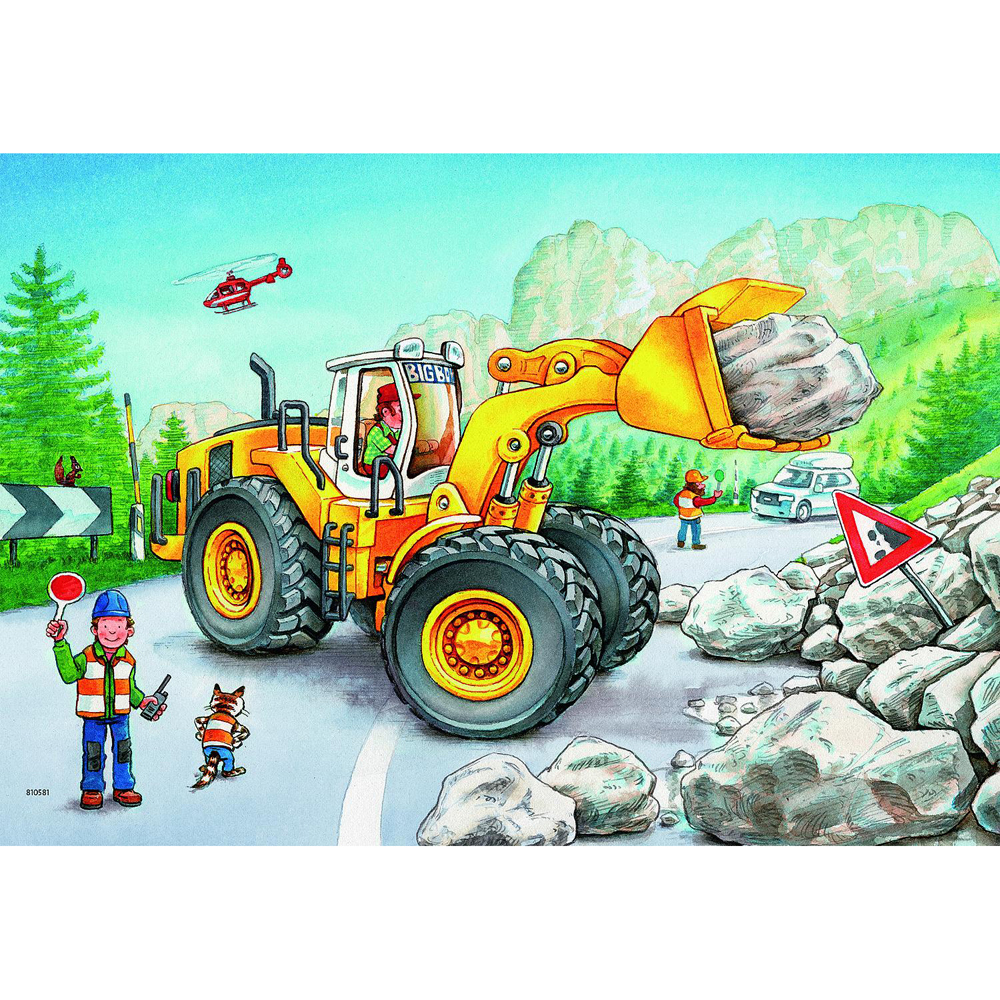 Diggers at Work Puzzle 2x24pc Diggers at Work Puzzle 2x24pc
