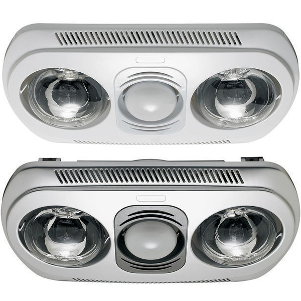 Heller 3 in 1 Ceiling Light/Heater Globe/Ducted Exhaust Fan Bathroom/Heat/Lamp eBay