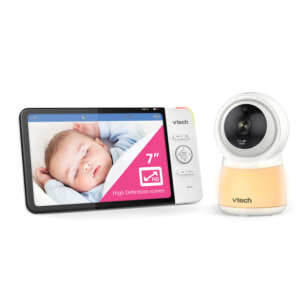 Vtech 7" WiFi HD Safety Video/Audio Baby Monitor/Camera w/Remote