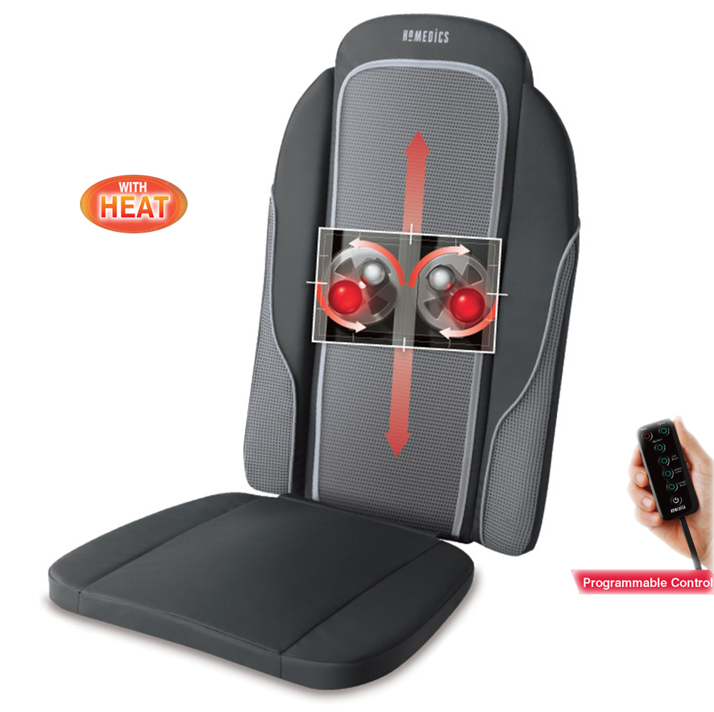 Homedics Electric Shiatsu/Vibration Back Massager Cushion/Massage For