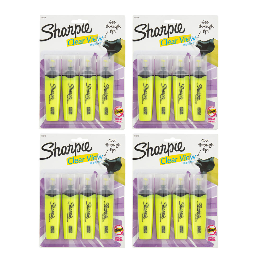 Sharpie Clear View Highlighter Yellow