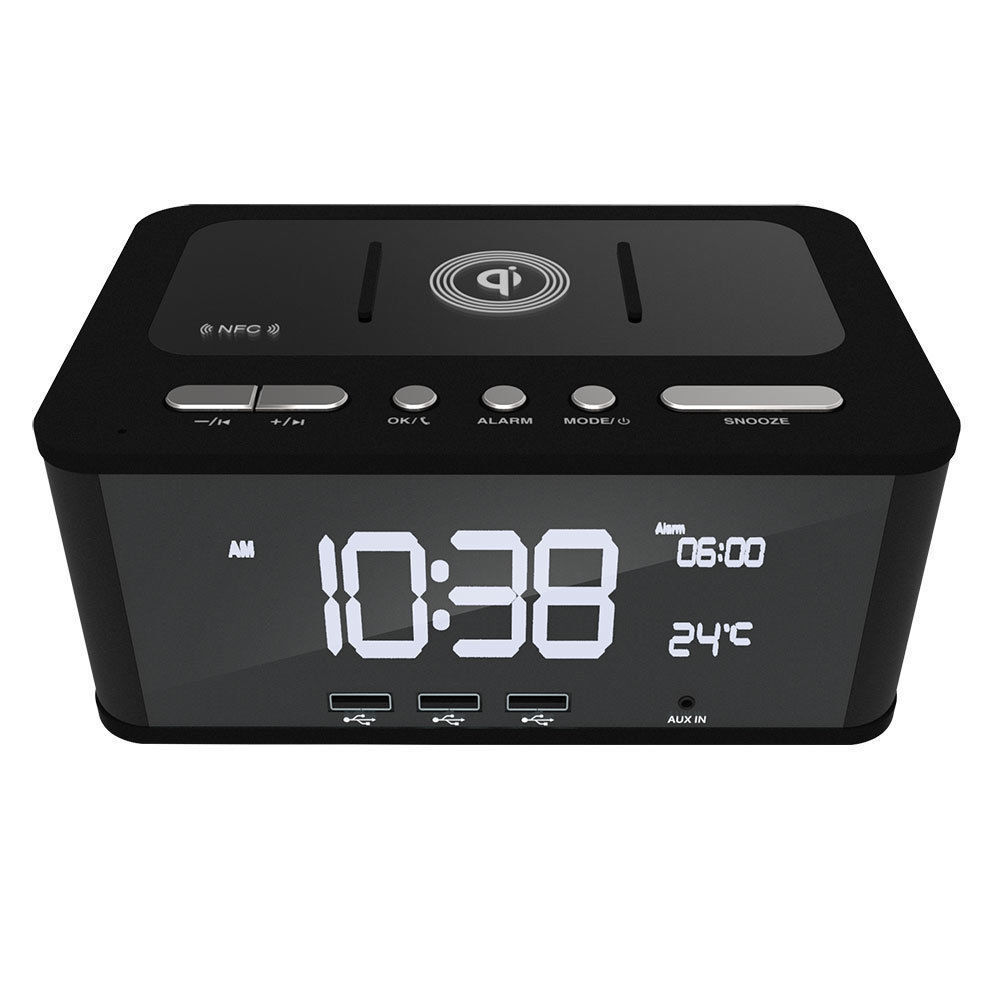 Bluetooth clocks. Часы с радио и блютуз. Digital Alarm Clock Radio Bluetooth Speaker Wireless Charger.