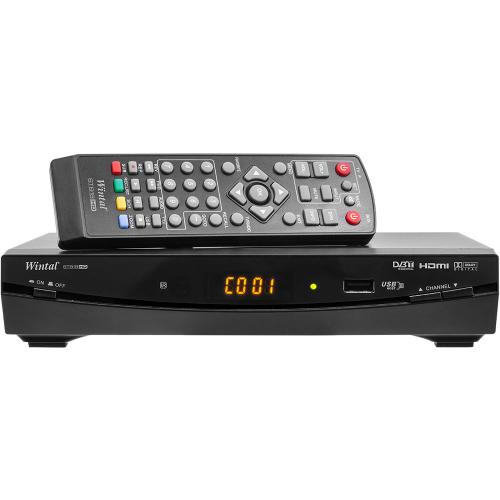 Wintal HD TV Tuner Digital Set Top Box HDMI RCA w/Multimedia USB Playback/Player eBay